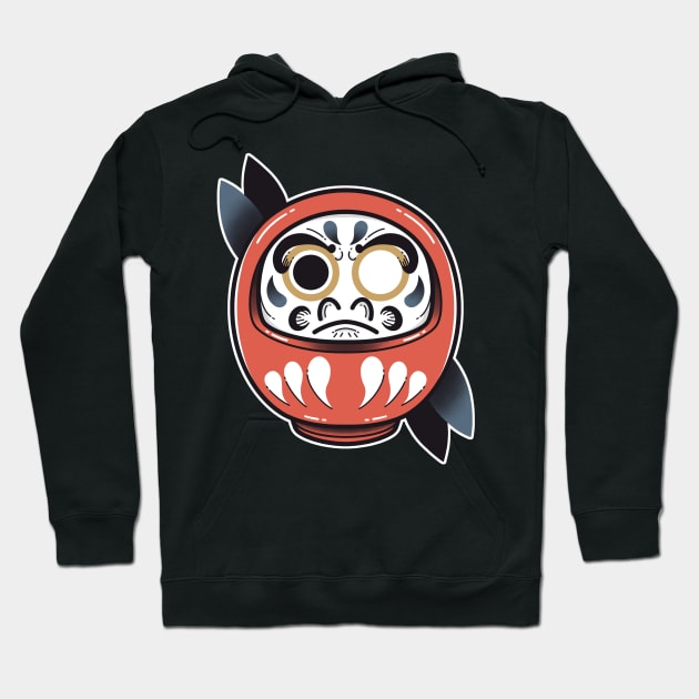 Daruma tattoo Hoodie by paulagarcia